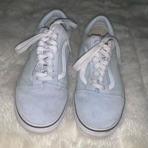 Vans Two Toned Light Blue Sneakers